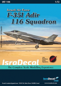 IAF F-35I 'Adir' 116 Sq.