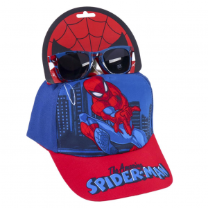 Cappello Spiderman con occhiali misura unica per bambino