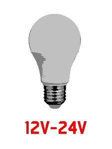 Lampada E27 Led 9-30VDC 10W
