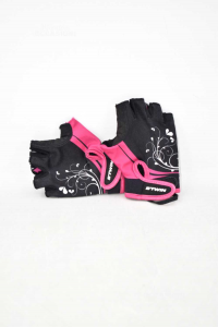 Gloves Bicycle Black Pink Btwin From Baby Girl Size