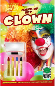 Carnival Toys Fondotinta Bianco Clown e 4 Matite