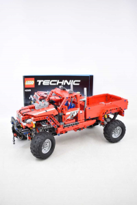 Lego Technic Pick Up Truck Red 42029 Assembled With Manual Of Instructionsx2