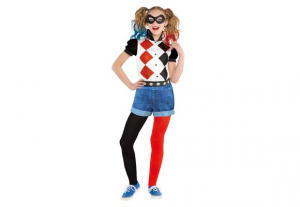 Costume Carnevale bambina Harley Quinn 8-10 anni 