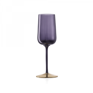 Cote D'Or White Wine Glass Periwinkle-Gold