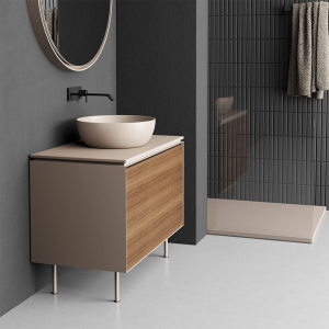 Armoire de toilette avec plan vasque Lama 90 Nic Design