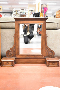 Mirror With 2 Drawers Wood Size 115x93x25 Cm