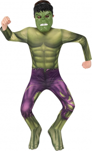Costume Carnevale Hulk per Bambini M 5 - 7 anni