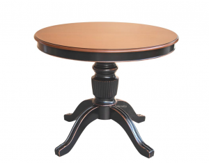 Ausziehbarer Tisch 100 cm Zweifarbig