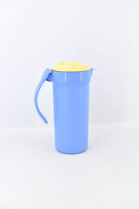 Carafe Plastic Tupperware 1.1 Iitri Light Blue Yellow