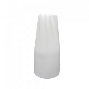 Mascagni vaso ceramica bianca moderno h33
