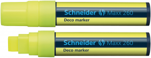 Schneider Maxx 260 Marcatore a gesso liquido giallo 5+15 mm