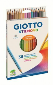 Giotto Stilnovo Pastelli Colorati In Astuccio 36 Colori