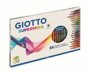 Giotto Supermina 36 Pastelli A Colori Assortiti 36 Pezzi