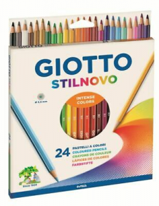 Giotto Stilnovo Pastelli Colorati  In Astuccio 24 Colori