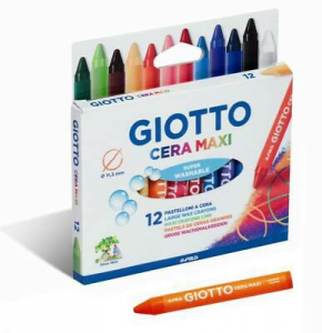 PASTELLI GIOTTO DI NATURA FLUO BARATTOLO 84 COLORI ASSORTITI FILA