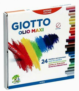 Giotto Pastelli Ad Olio  In Astuccio Da 24 Colori