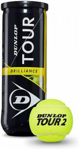 Dunlop Palla Da Tennis Tour Brilliance 3 Palline Gialle