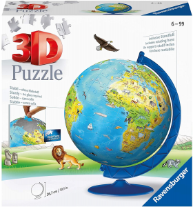 Ravensburger 12340 Globo 3D Puzzle  180 Pezzi  