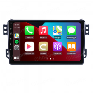 ANDROID autoradio navigatore per Opel Agila 2008-2014 Suzuki Splash Ritz 2008-2012 CarPlay Android Auto GPS USB WI-FI Bluetooth 4G LTE