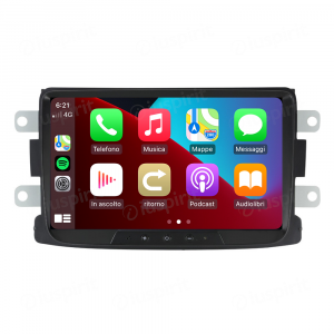 ANDROID autoradio navigatore per Dacia Duster Logan Sandero Dokker Lodgy Renault Duster Captur CarPlay Android Auto GPS USB WI-FI Bluetooth 4G LTE