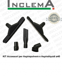 KIT Accessori per Aspirapolvere e Aspiraliquidi ø40 valido per TASKI PRIMAT