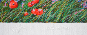 Azzinari Franco Serigrafia Formato cm 36x46