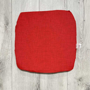 Cuscino per sedia sfoderabile elasticizzato rosso