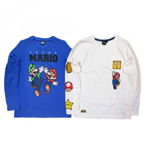 T-Shirt Super Mario manica lunga varie taglie