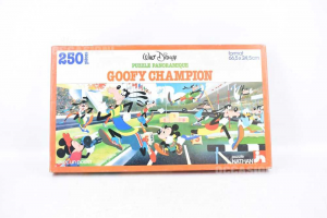 Puzzle Vintage Walt Disney 250 Pieces Goofy Champion