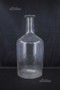 Vaso In Vetro Vintage Trasparente 48X20 CM