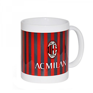 Tazza mug AC Milan in ceramica a righe 