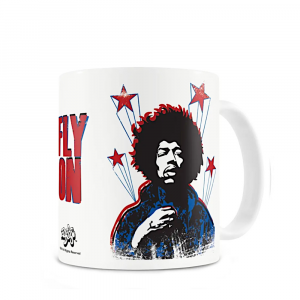 Tazza mug Jimi Hendrix Fly On in ceramica