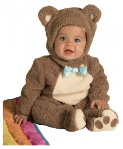 Rubies costume orsetto peluche unisex taglia I 1-2 anni