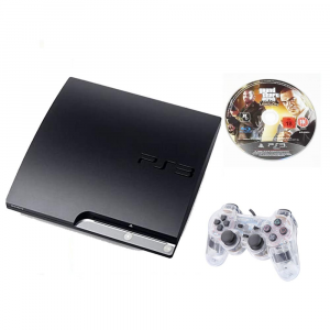 Console Playstation 3 slim - 150 GB - 1 Controller wired + Gta Liberty City
