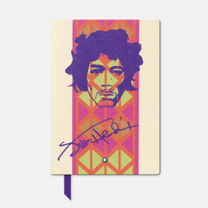 Blocco note #146 piccolo, Great Characters, Jimi Hendrix, bianco, a righe