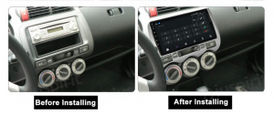 ANDROID autoradio navigatore per Honda Jazz 2002-2007 CarPlay Android Auto GPS USB WI-FI Bluetooth 4G LTE