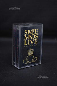 Audiocassetta Doppia Simple Mind Live In The City Of Live