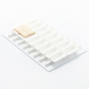Brick mini - Silikonform für Mini-Eis am Stiel