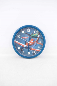 Reloj De Pared Aviones 25 Cm