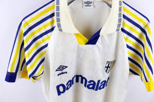 1991-92 Parma Maglia Brolin #11 Umbro Match Worn L