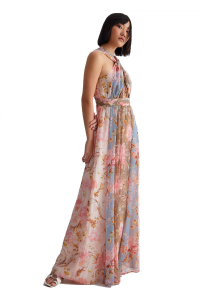 Eco-sustainable Sleeveless Floral Dress