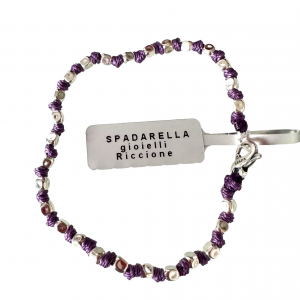 BRACCIALE SPADINO CRUSHED ORIGINAL VIOLA