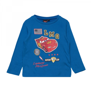 T-Shirt blu a maniche lunghe Cars Disney Pixar bambino - Varie taglie