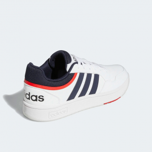 Sneakers Adidas Hoops 3.0 Low Classic Vintage - Bianco Inchiostro Rosso
