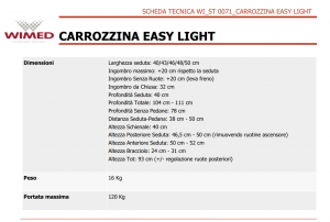 CARROZZINA EASY LIGHT
