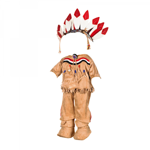Vestito Indiano in camoscio per bambolotto alto 42 cm - My Doll