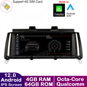 ANDROID navigatore per BMW X3 F25 BMW X4 F26 2014-2016 Sistema NBT 8.8 pollici CarPlay Android Auto WI-FI GPS Bluetooth 4G LTE 4GB RAM 64GB ROM