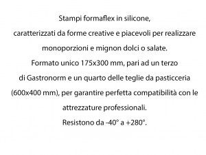 Stampo 15 posti semisfere in silicone platinico 100% cm 4