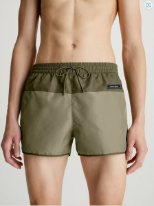 Calvin Klein Pantaloncini Da Bagno Corti Modello Runner - Core Solids
