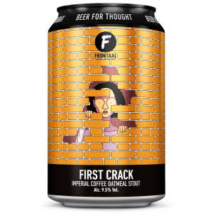Frontaal, First Crack, Imperial Coffee Oatmeal Stout, 9,5%,  lattina 33cl